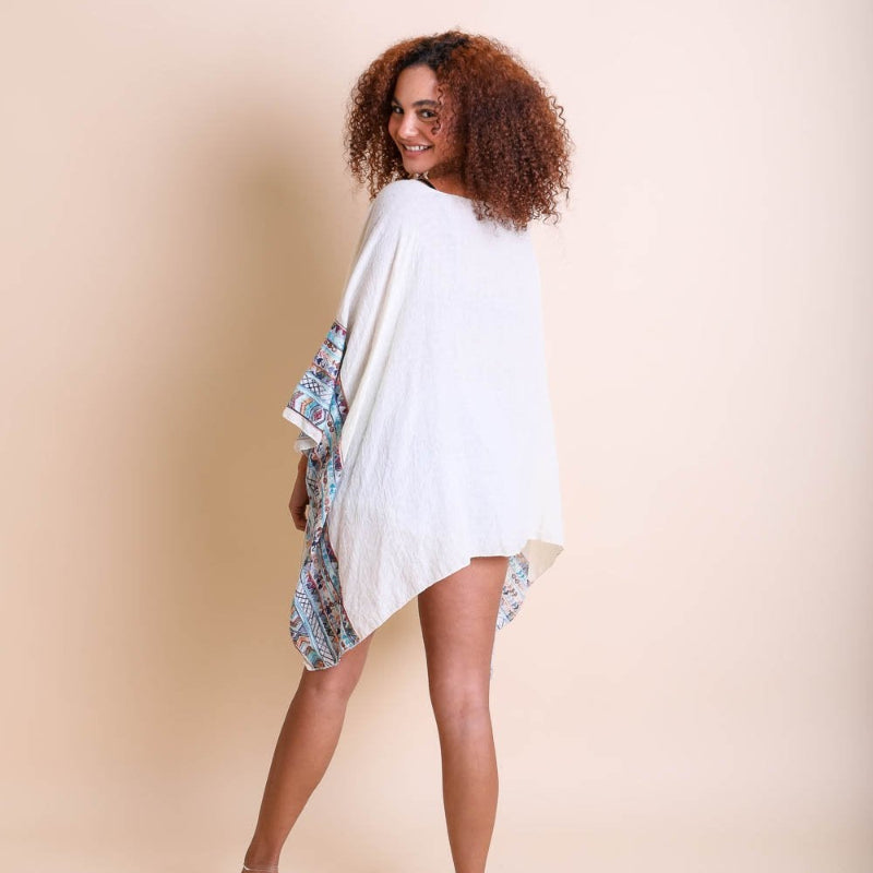 Modern Geometric Tunic Top