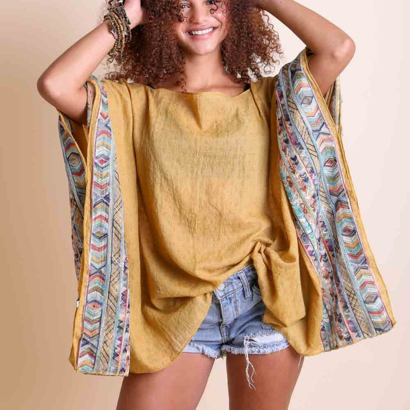 Modern Geometric Tunic Top