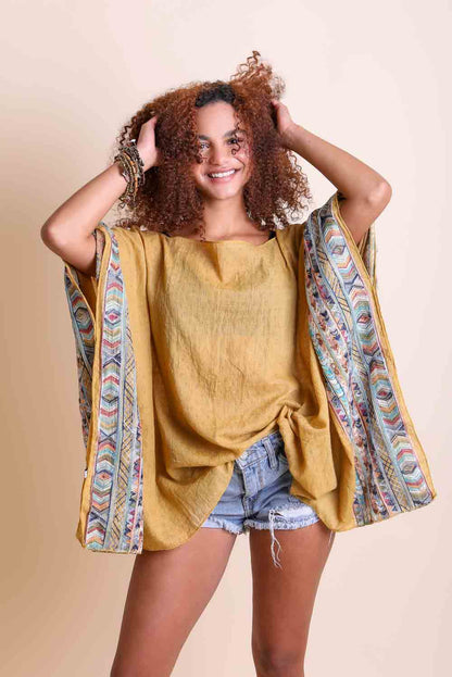Modern Geometric Tunic Top