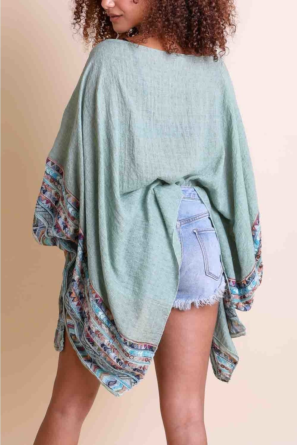 Modern Geometric Tunic Top