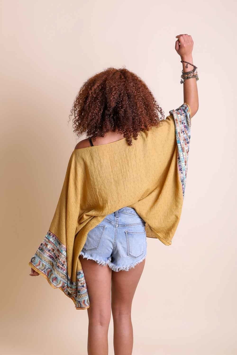 Modern Geometric Tunic Top