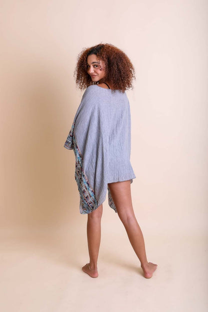 Modern Geometric Tunic Top