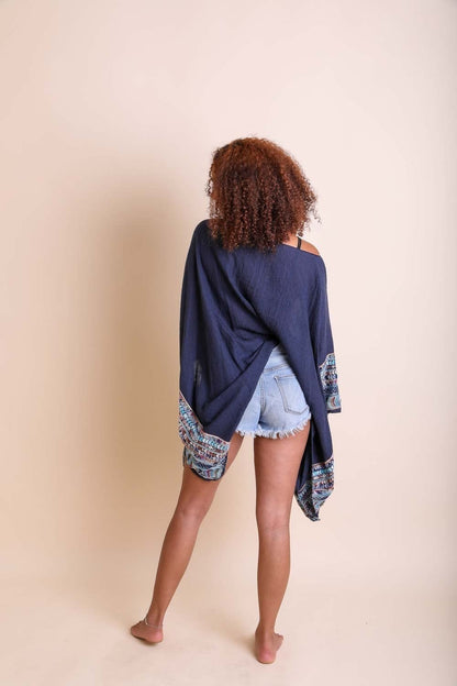 Modern Geometric Tunic Top