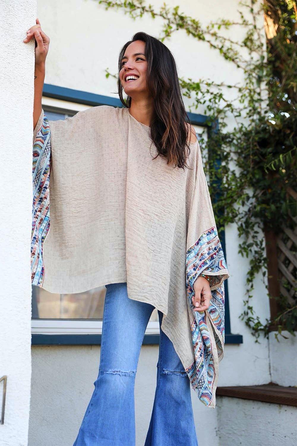 Modern Geometric Tunic Top