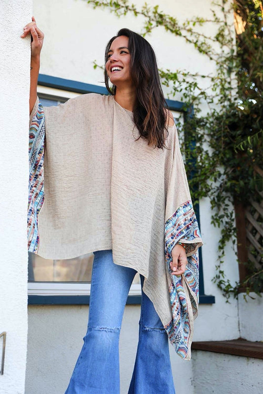 Modern Geometric Tunic Top
