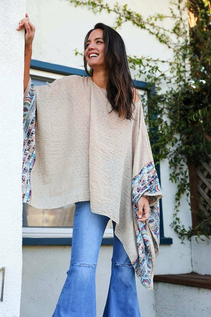 Modern Geometric Tunic Top