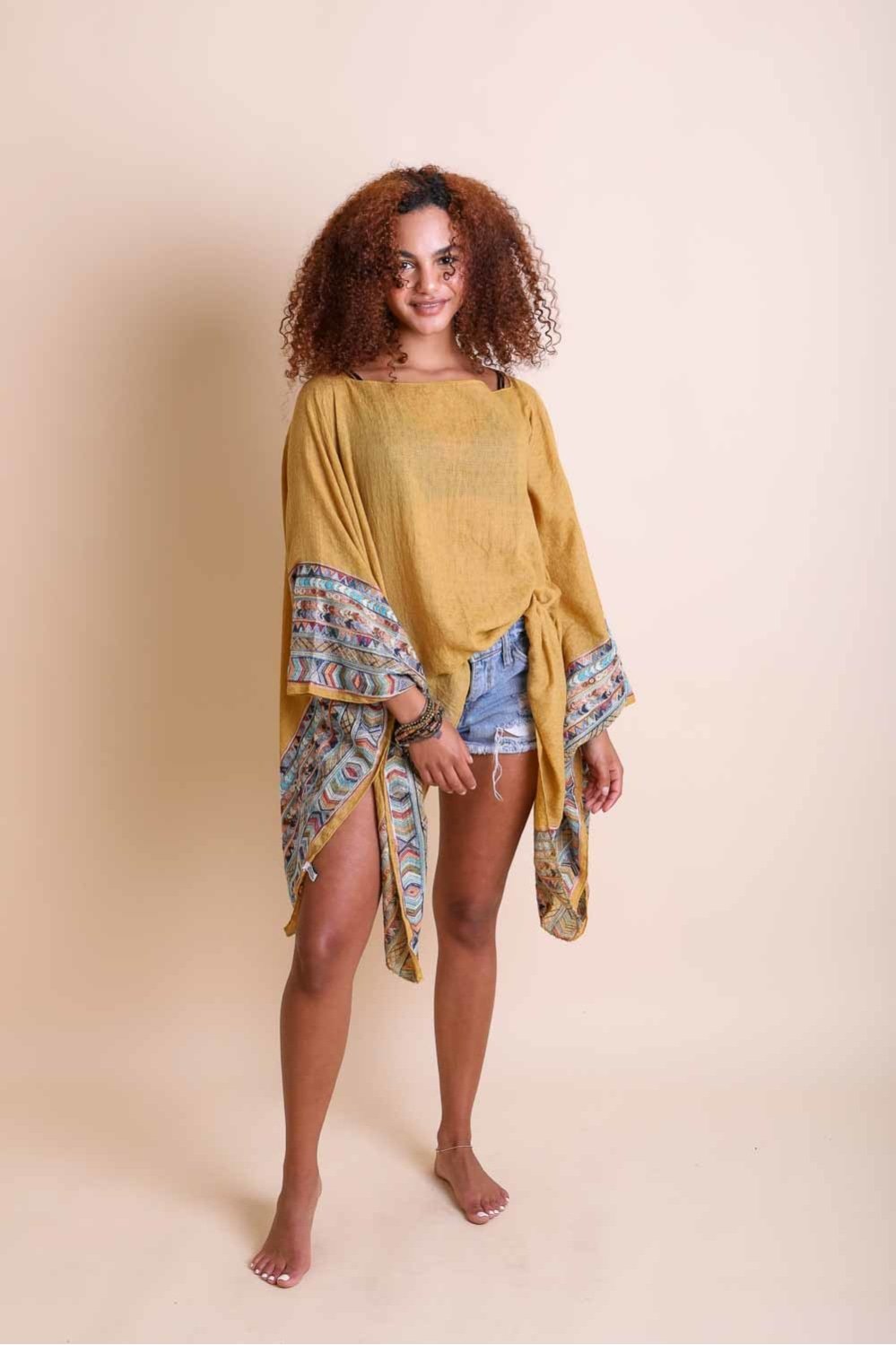 Modern Geometric Tunic Top