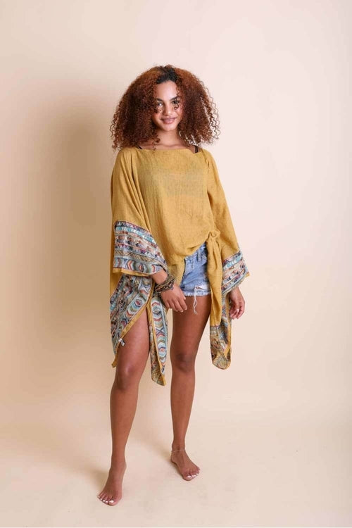 Modern Geometric Tunic Top