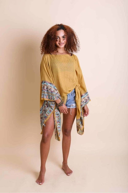 Modern Geometric Tunic Top
