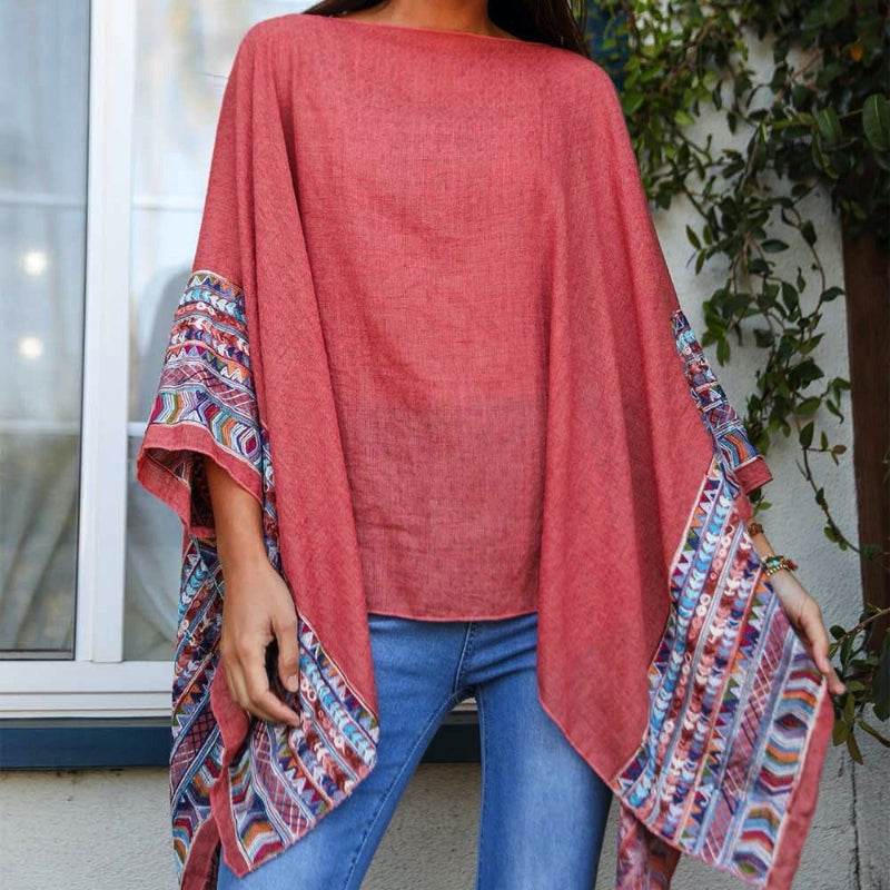 Modern Geometric Tunic Top