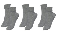 tittimitti®100% Organic Combed Cotton Luxury Women's Socks 3-Pack.