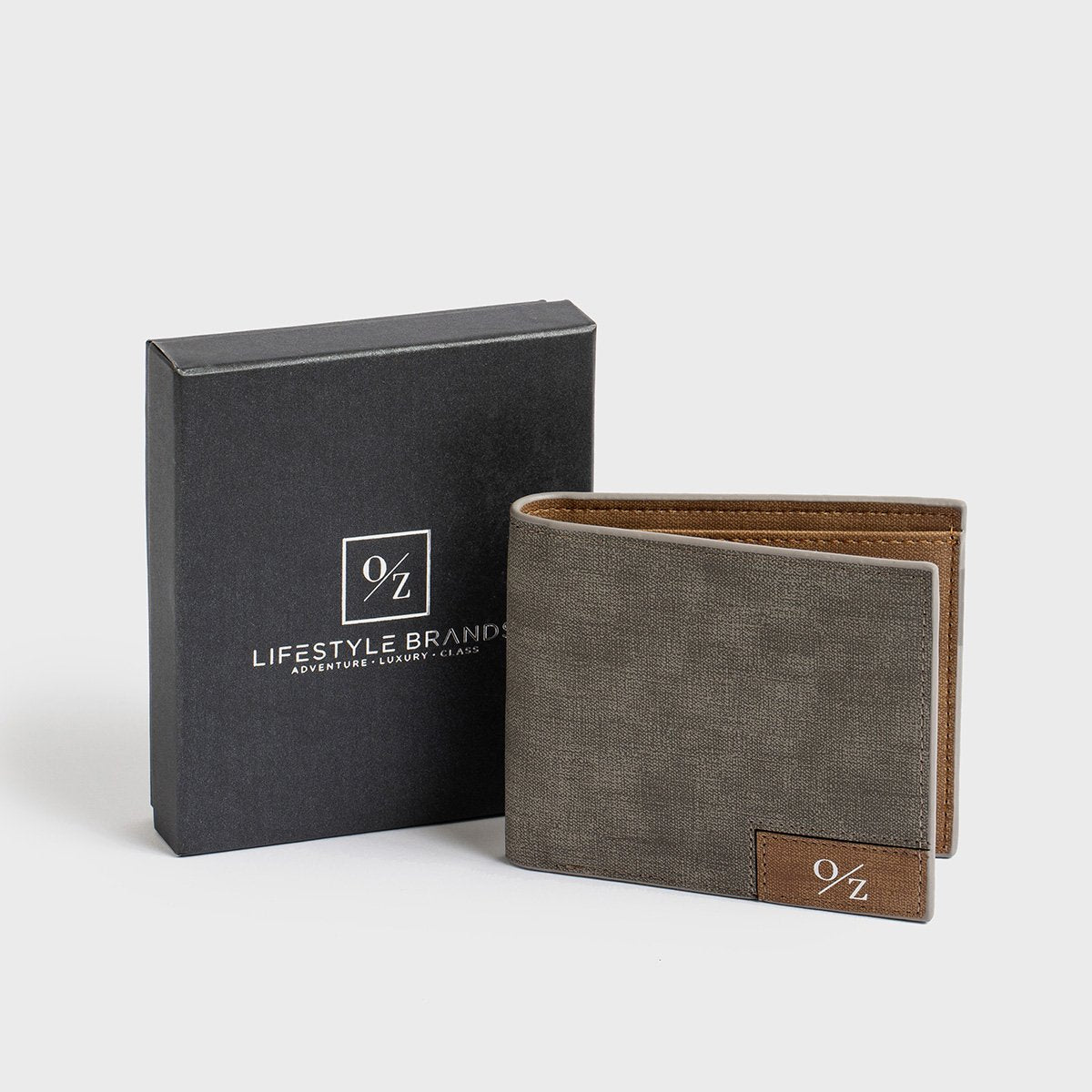 Cartera informal plegable para hombre