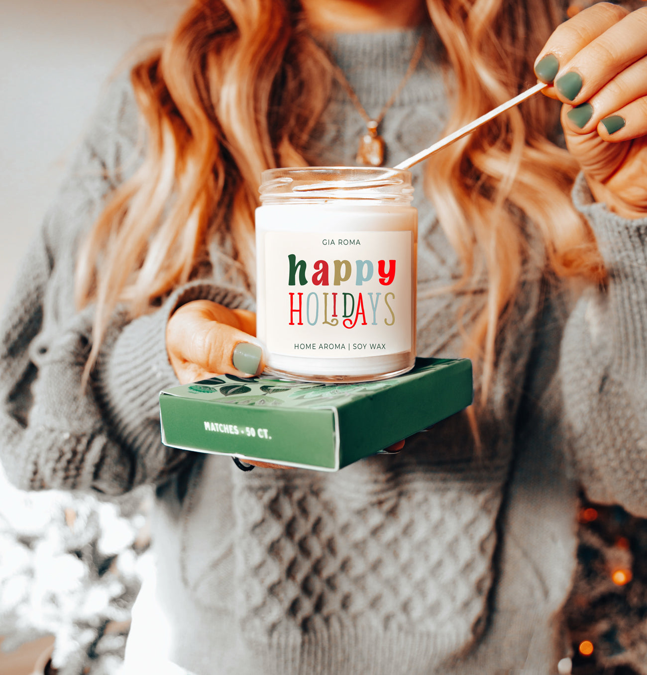 Christmas Tree Candle