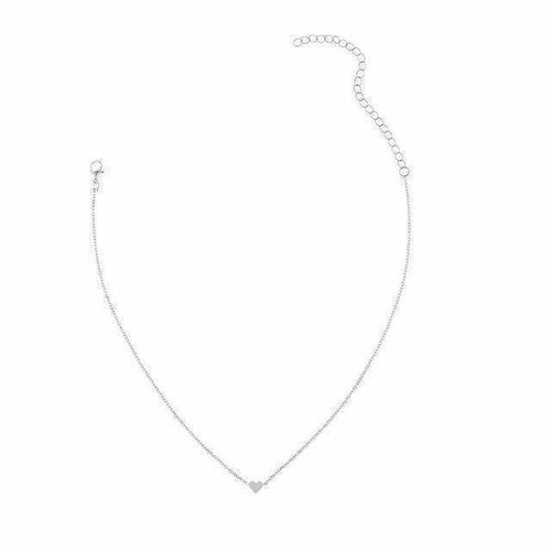 Collar de cadena de corazón