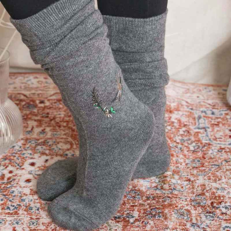 Hummingbird Knee Socks