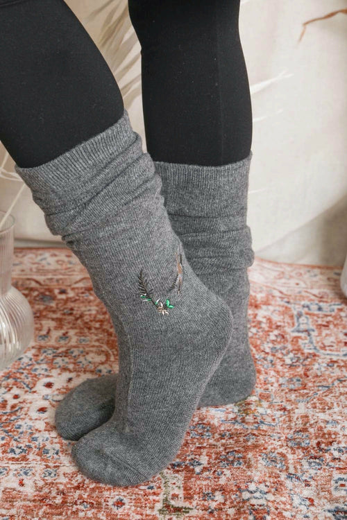 Hummingbird Knee High Socks.