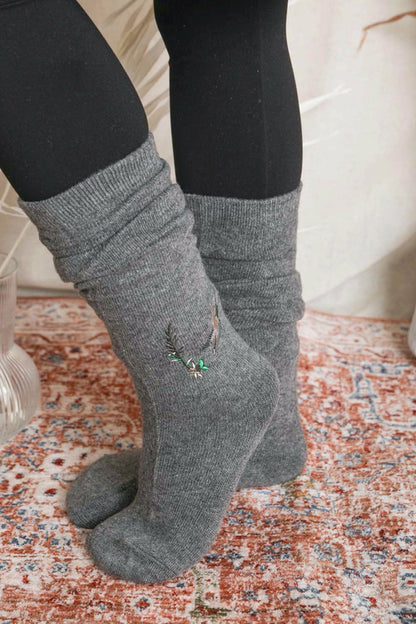 Hummingbird Knee High Socks.