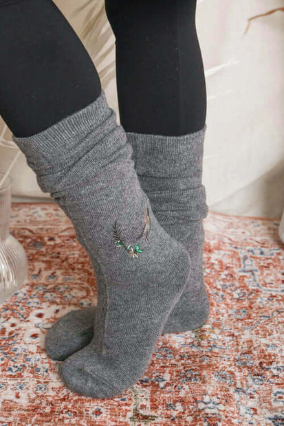 Hummingbird Knee Socks