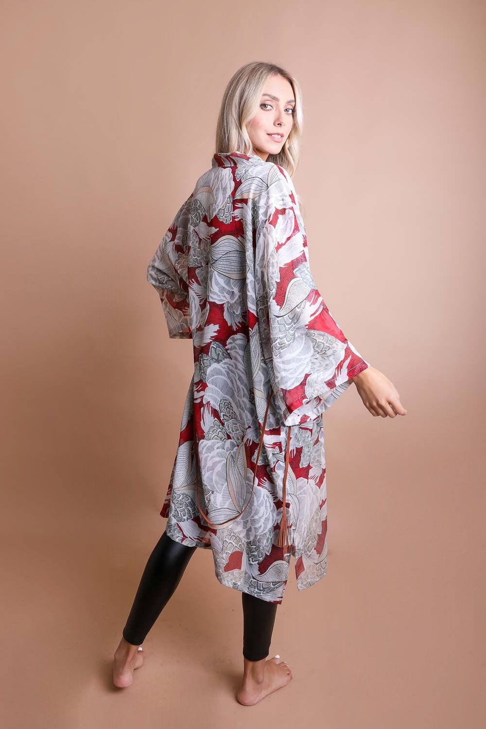 Classic Print Kimono