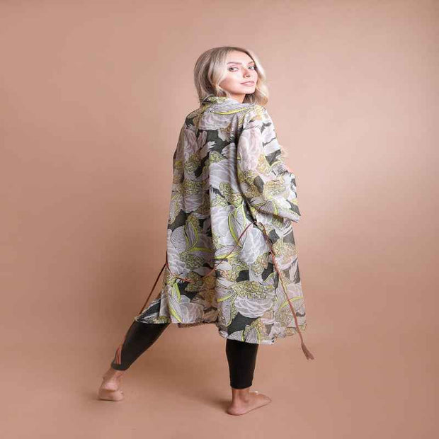 Classic Print Kimono