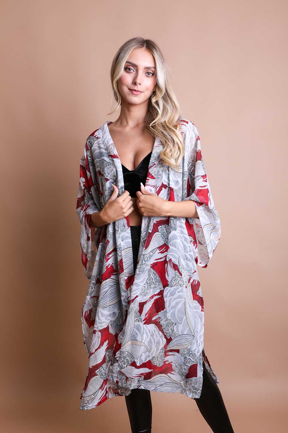 Classic Print Kimono