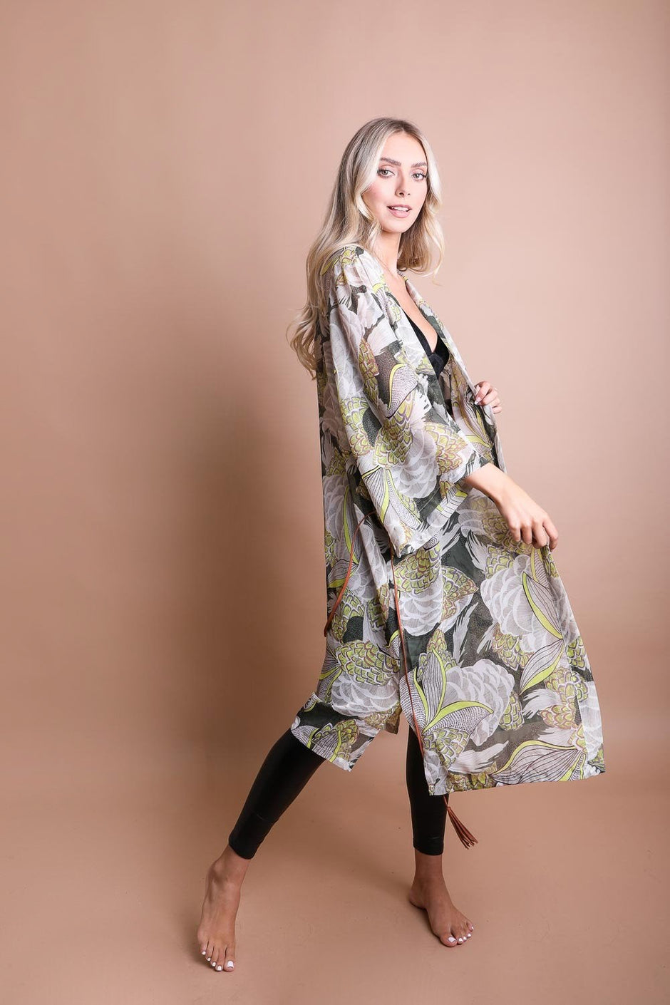 Classic Print Kimono