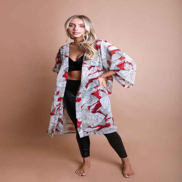 Classic Print Kimono