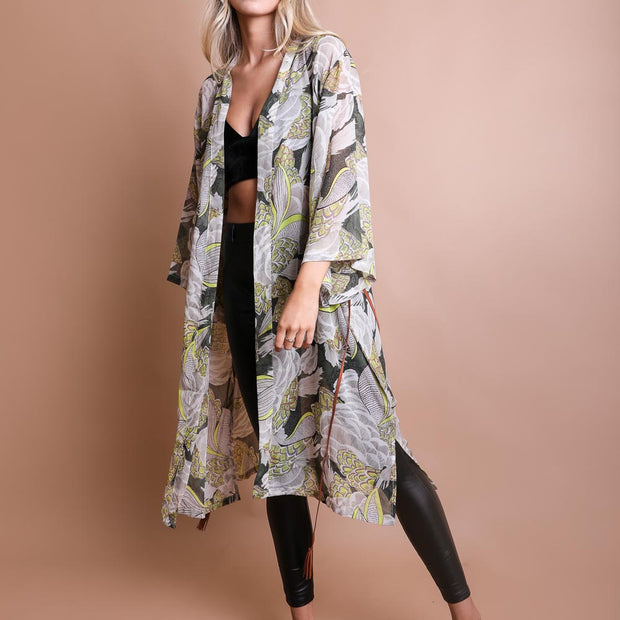 Kimonos con estampados tradicionales.