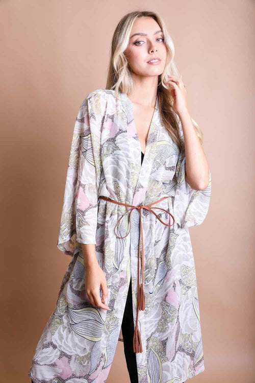 Classic Print Kimono