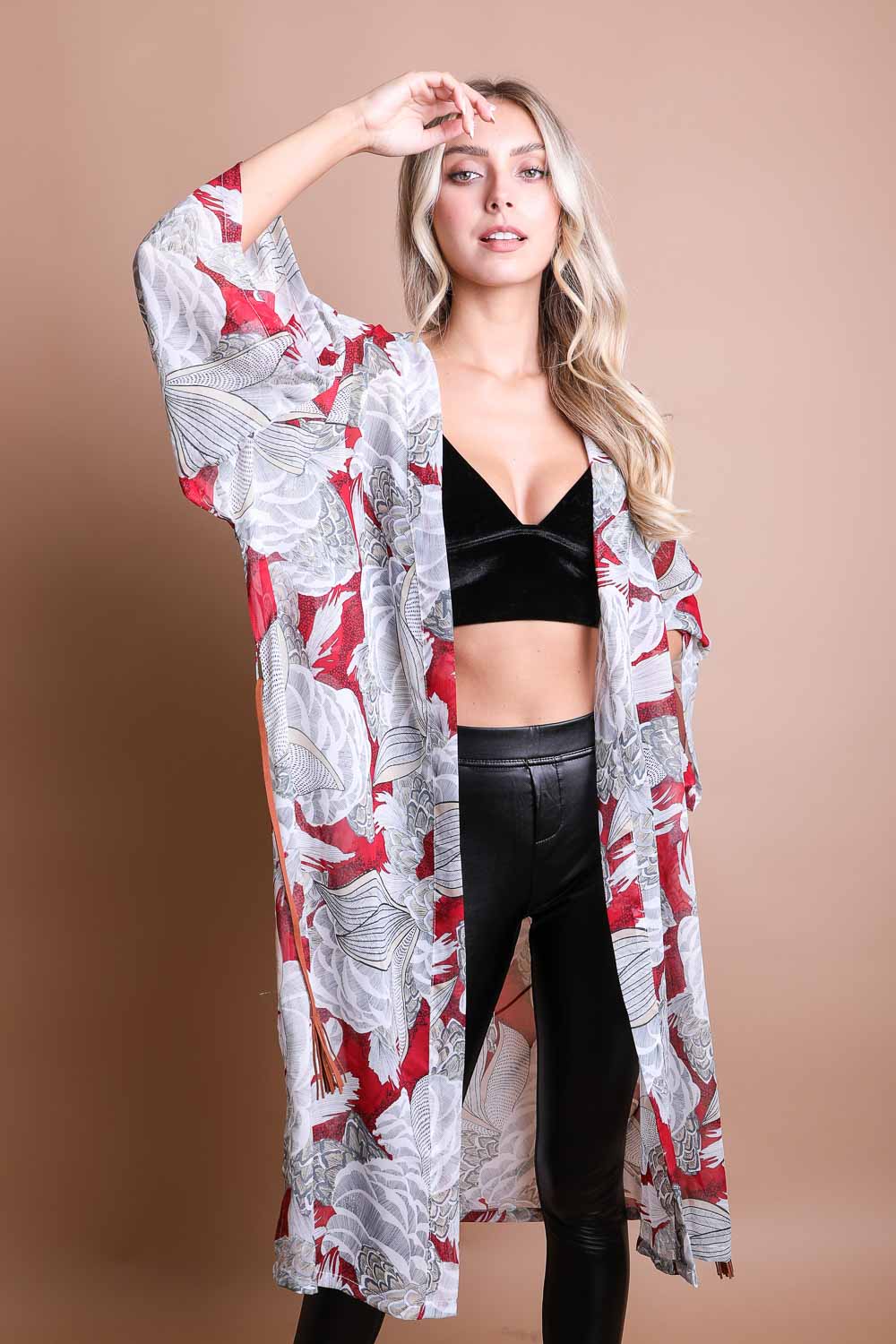 Classic Print Kimono