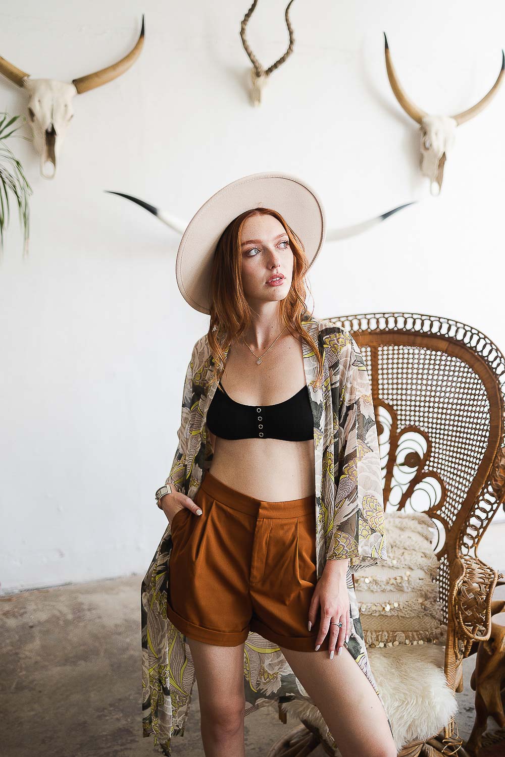 Retro Vacation Kimono