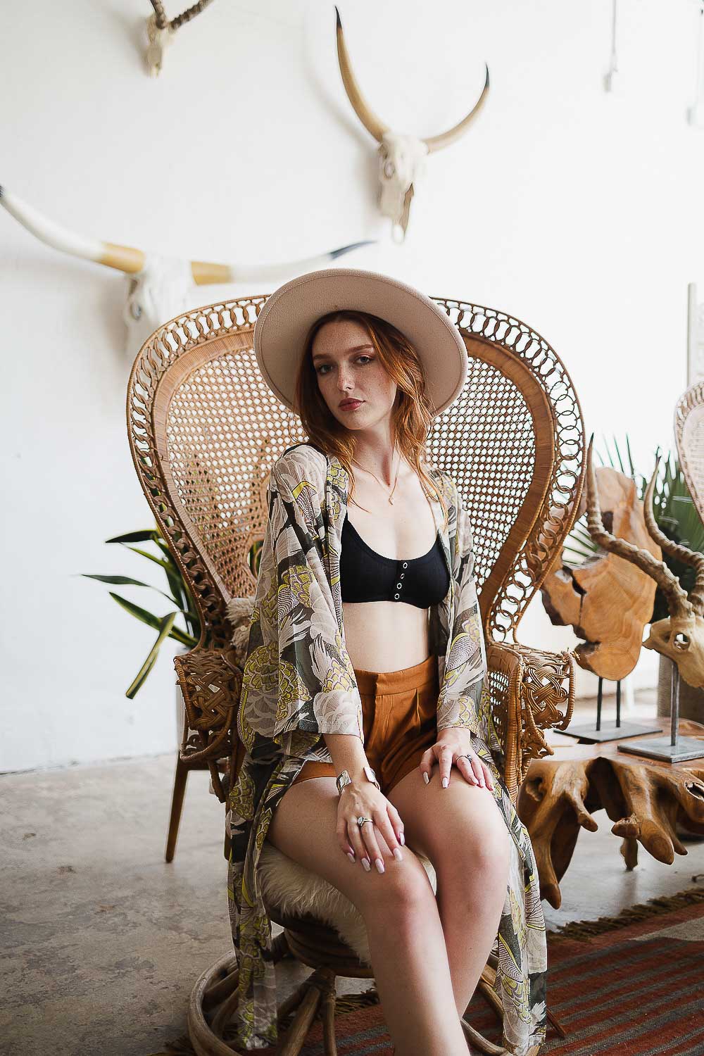 Retro Vacation Kimono