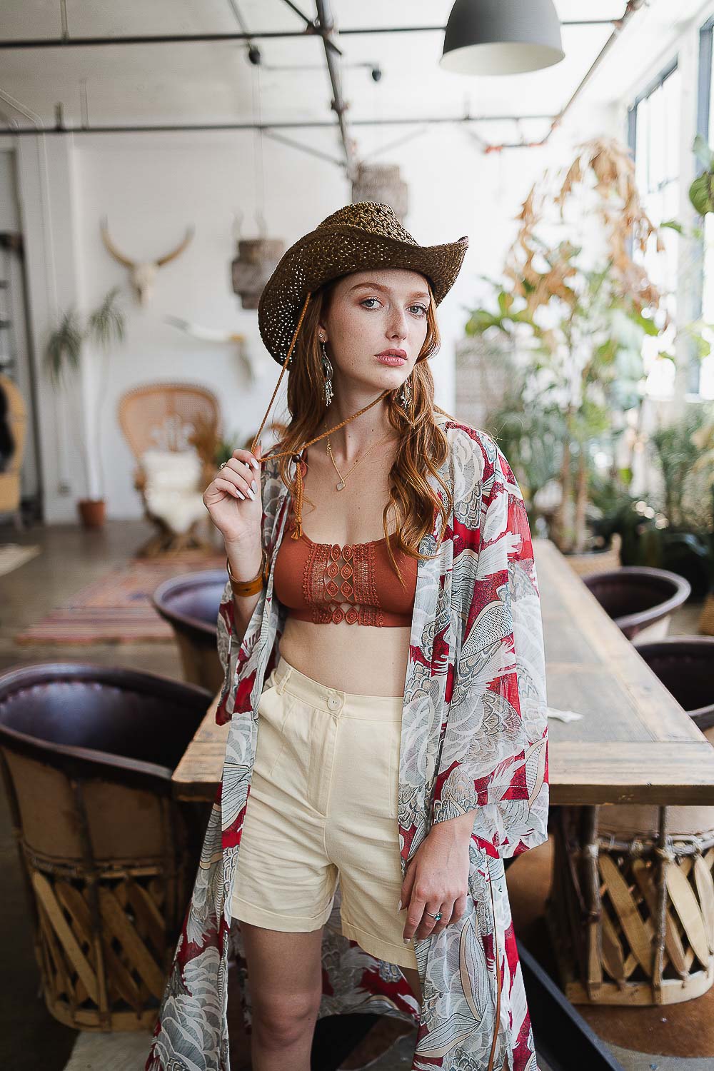 Retro Vacation Kimono