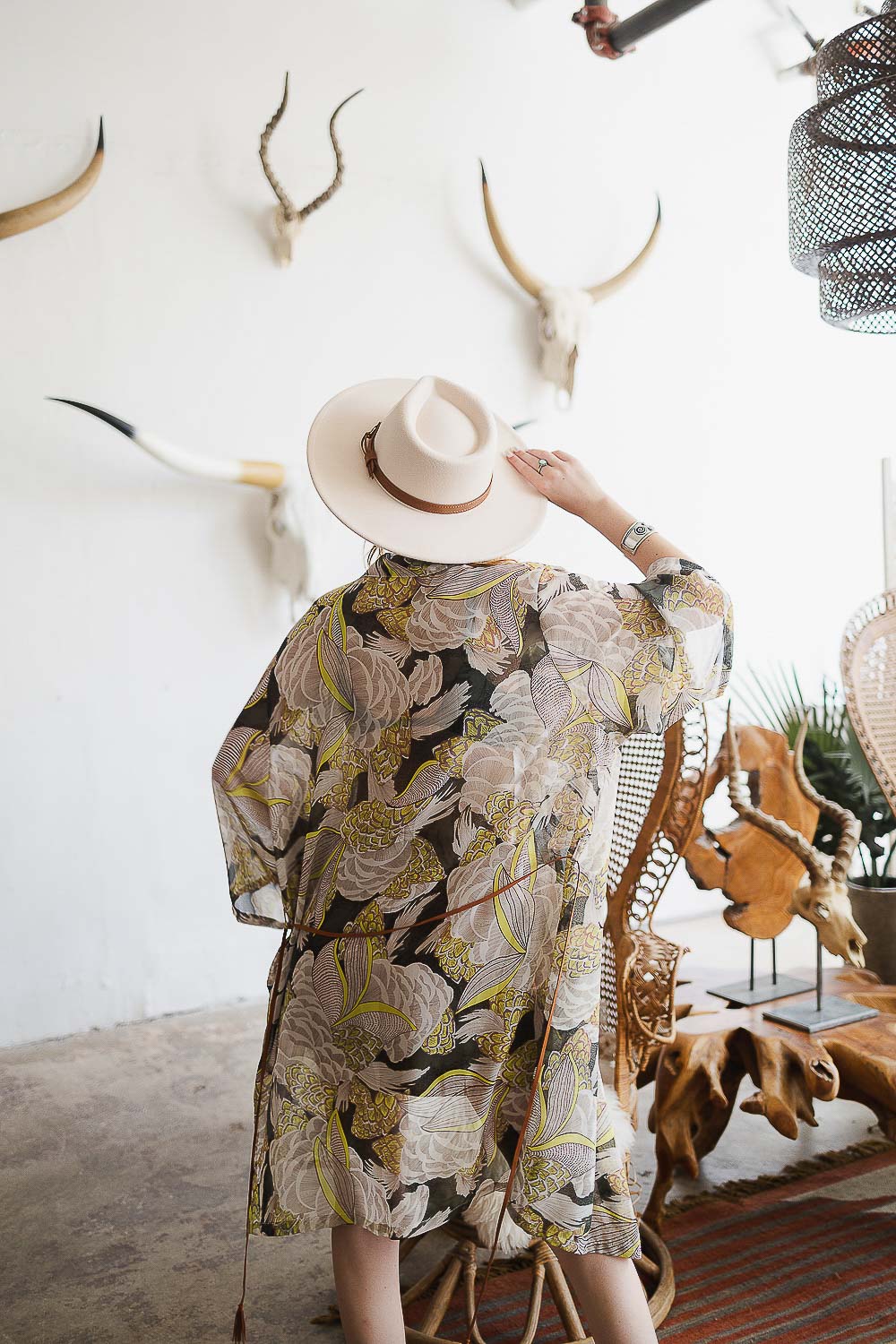 Retro Vacation Kimono