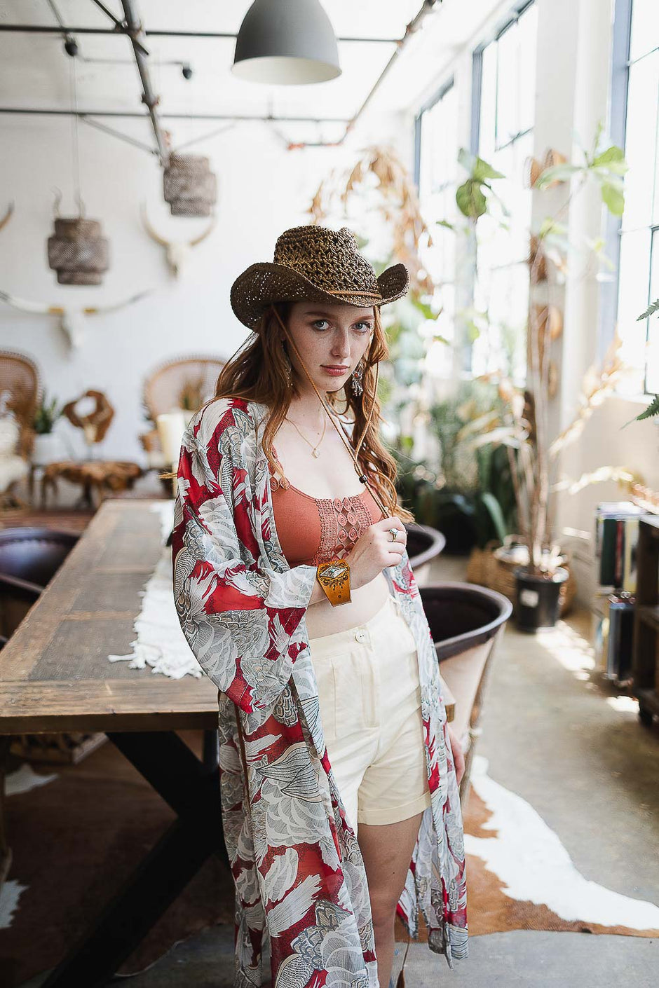 Retro Vacation Kimono