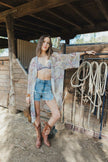 Retro Vacation Kimono