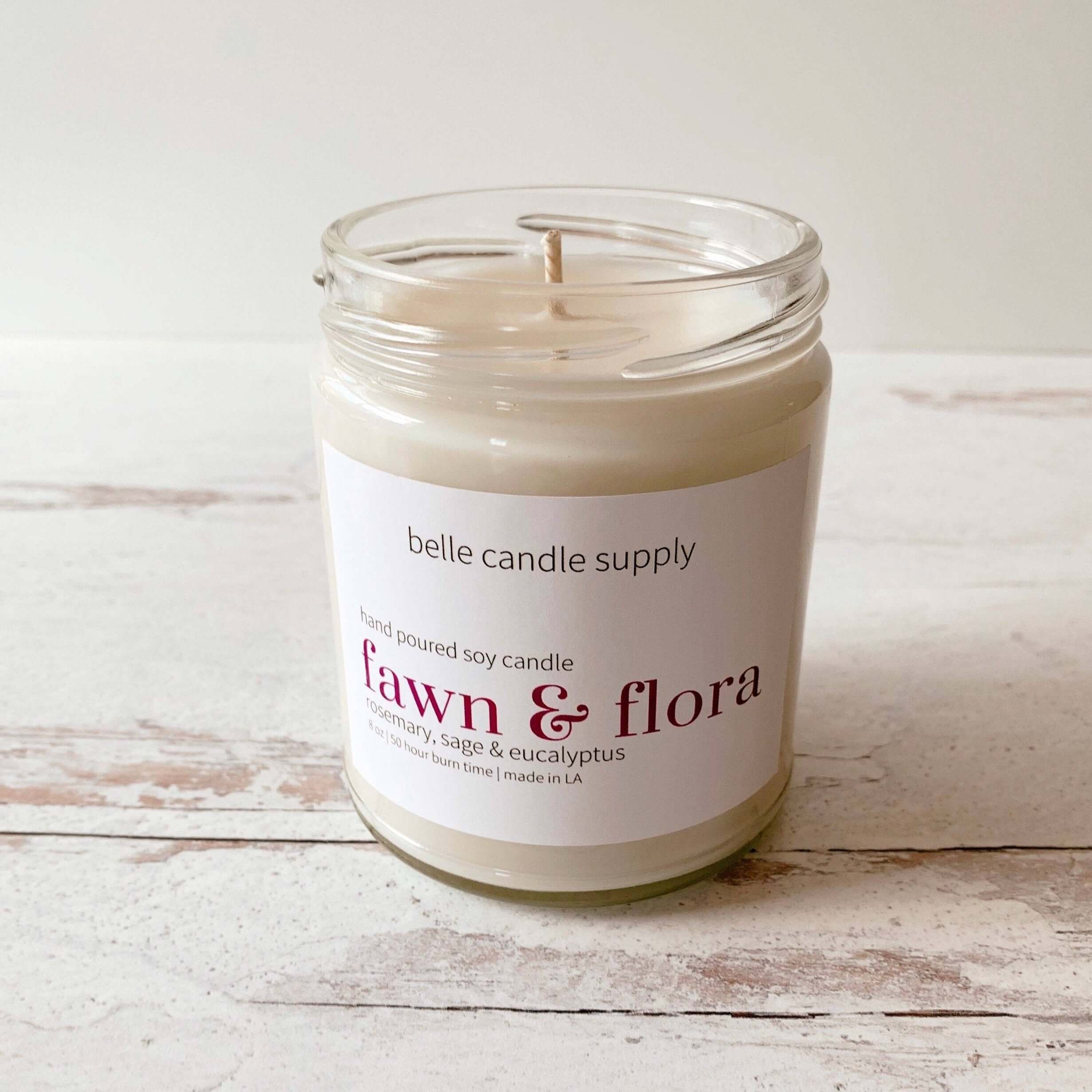 Botanical Fawn and Flora Candle