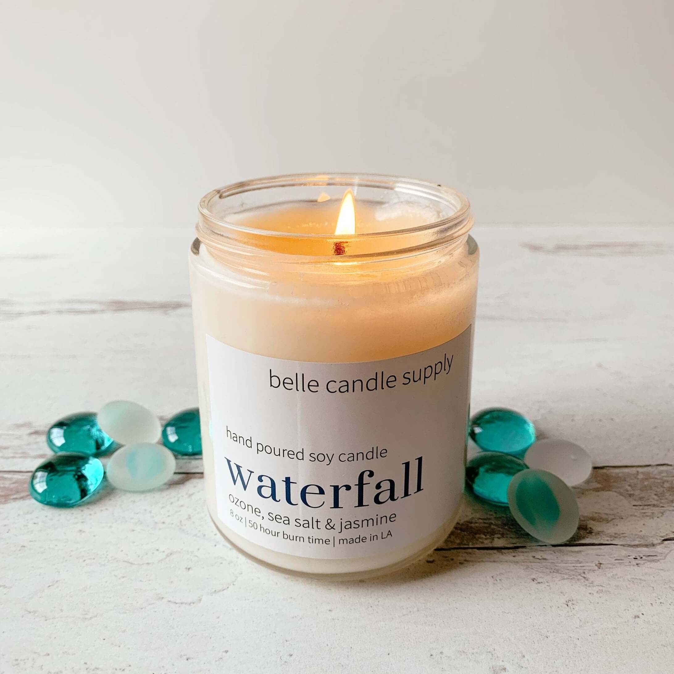 Hand-Poured Waterfall Candles