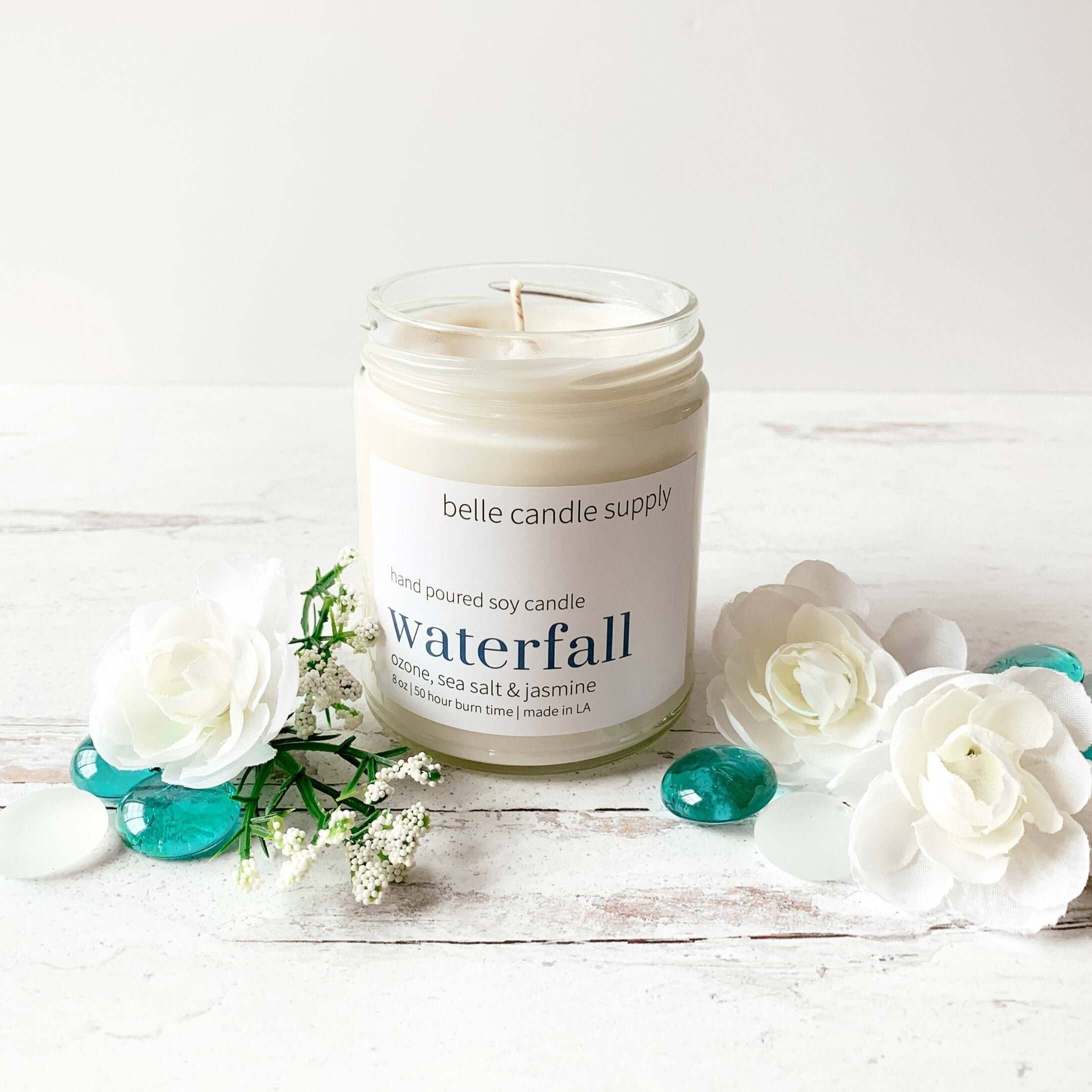 Hand-Poured Waterfall Candles