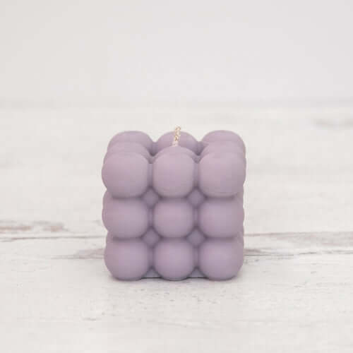 Sculpted Bubble Wax Candle