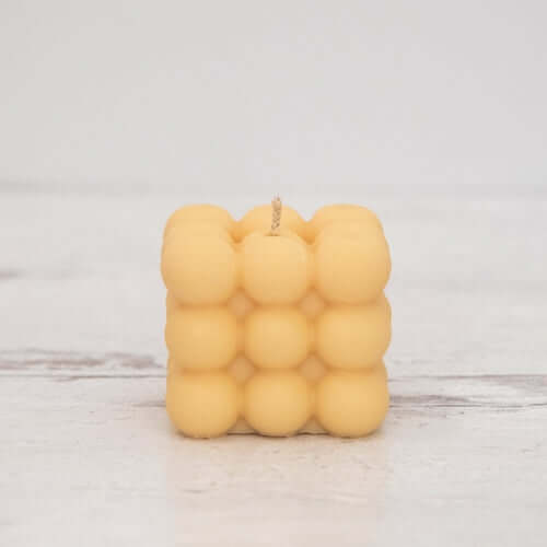Sculpted Bubble Wax Candle