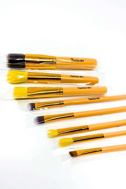 8-10 Piece Makeup Brush Set