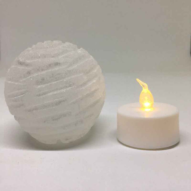 LED Glow Decorative Textured Sphere Light Lamp
