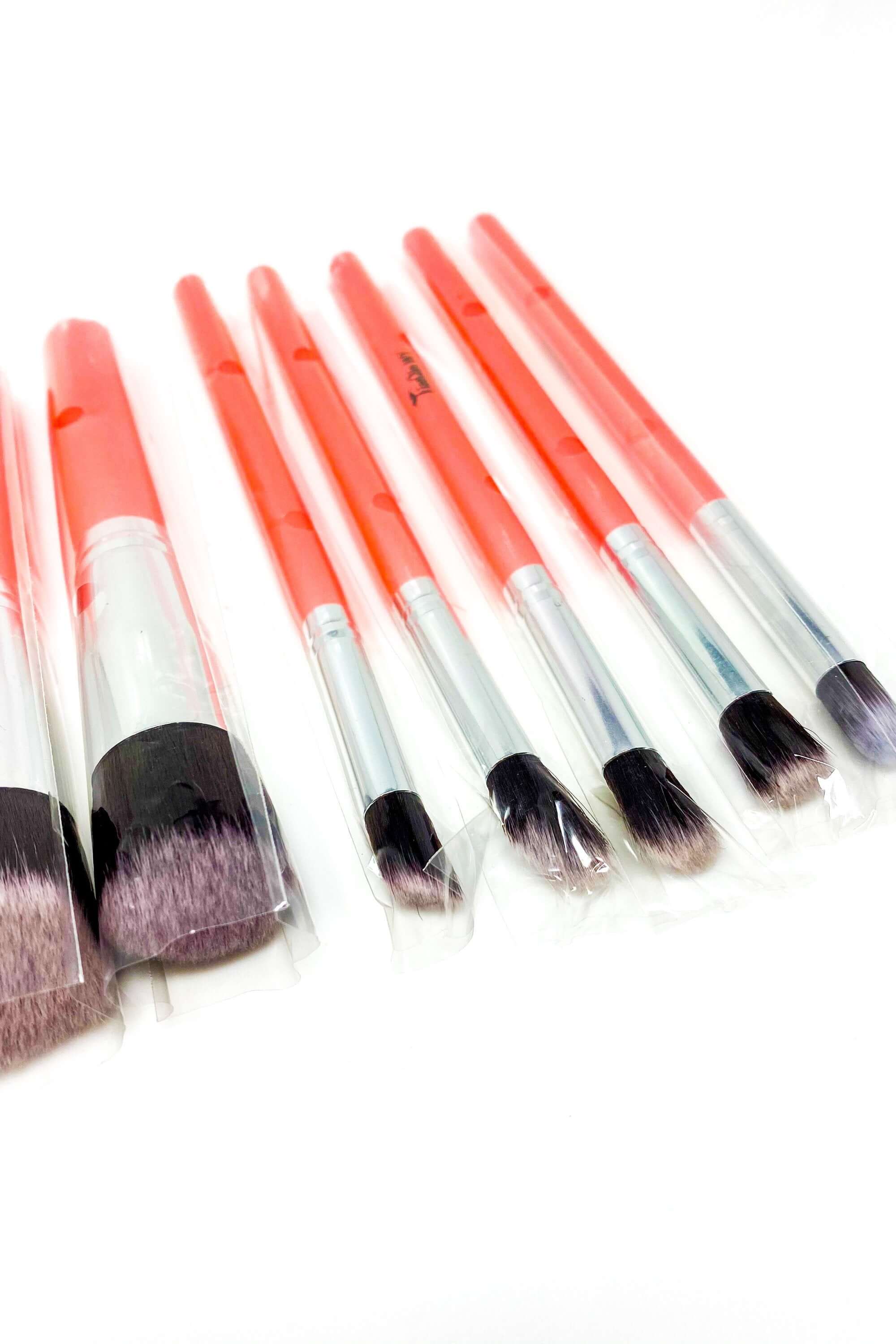 8-10 Piece Makeup Brush Set