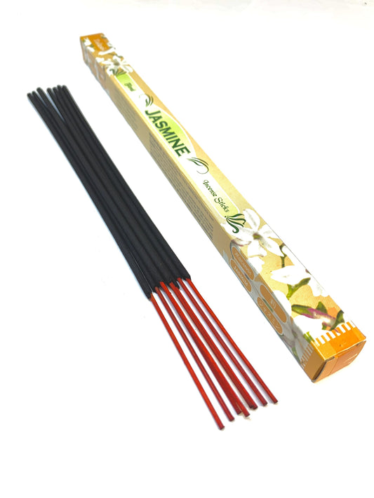 Bâtonnets d'encens au jasmin (paquet de 8 bâtonnets).