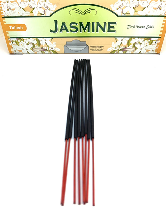 Bâtonnets d'encens au jasmin (paquet de 8 bâtonnets).