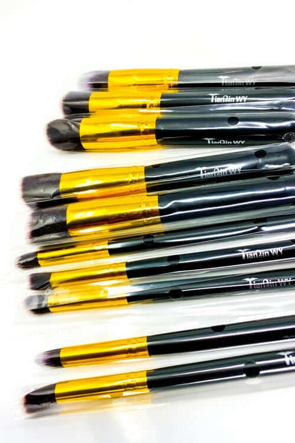 8-10 Piece Makeup Brush Set