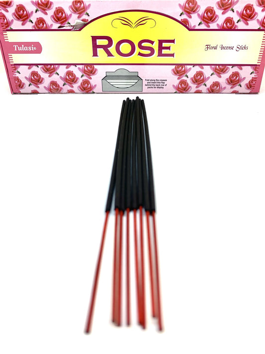 Rose Incense Sticks (Pack of 8 sticks).
