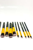 8-10 Piece Makeup Brush Set