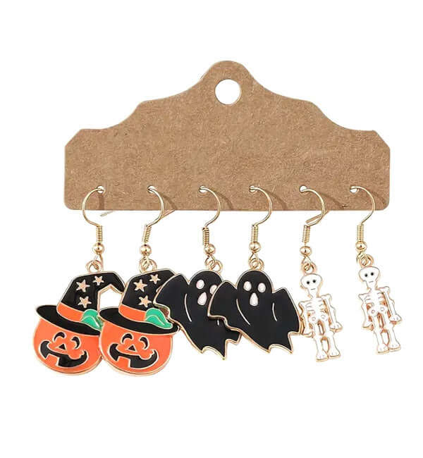 Halloween Fun Earrings Trio